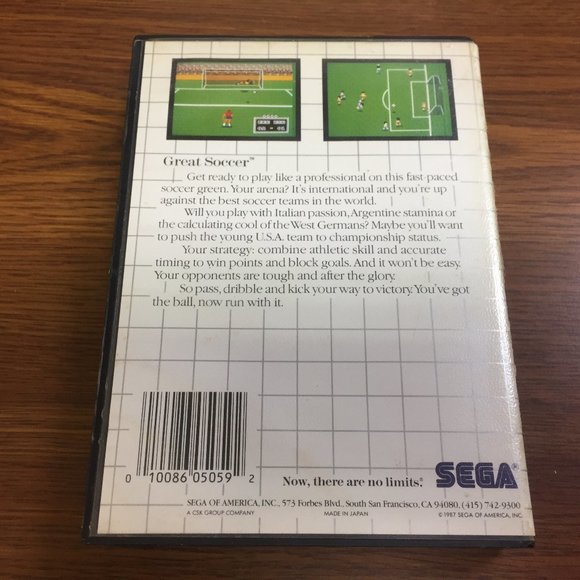 Great Soccer Sega Master System - Picture 5 of 6